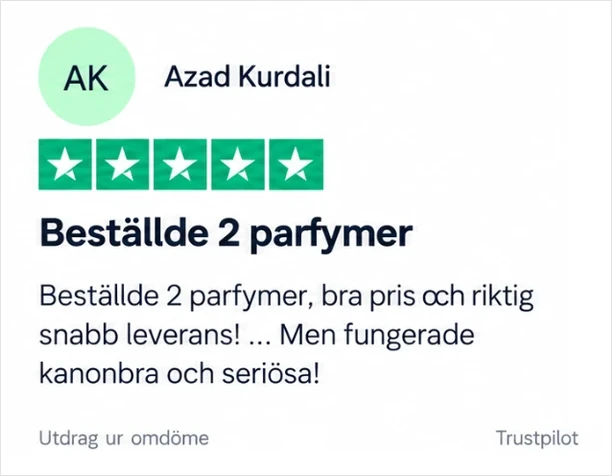 Kundomdöme 7 av 12 från Trustpilot